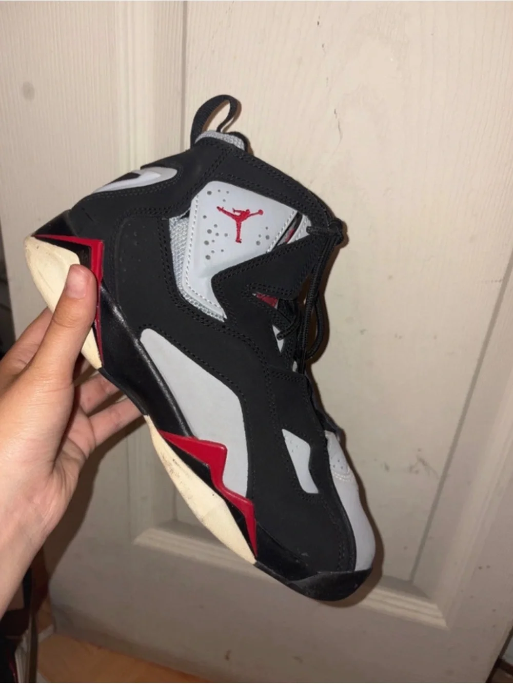 Jordan Men’s Athletic Sneakers - Black/Gray/Red